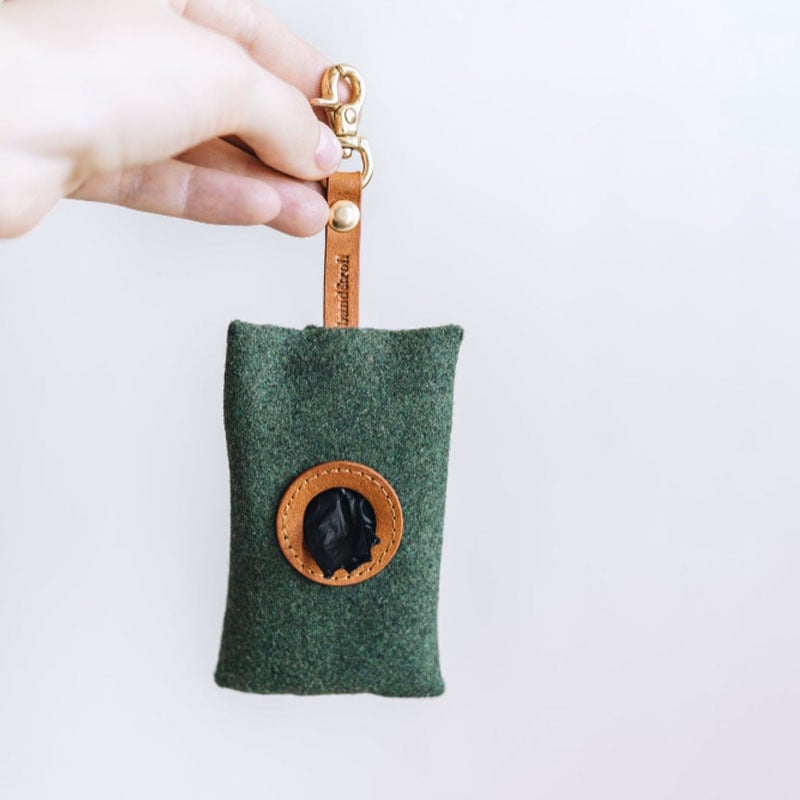 Portable Hanging Waist Dog Poop Bag Holder